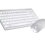 Tastatura miš set wireless bezicna aluminium siva