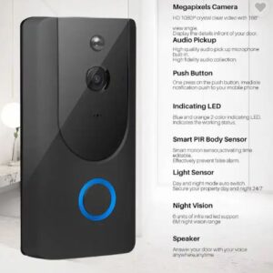 Tuya Bežično smart zvono doorbell kamera wifi crna