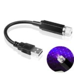 LED projektor krovno svjetlo usb automobil plava