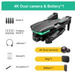 Dron dvije kamere 4K kk3 PRO baterija DUAL CAM