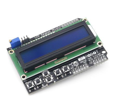 Arduino display 16×2 sa funkcijskim tipkama