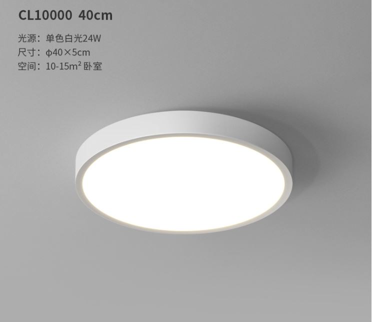 Nadgradni Okrugli LED Panel 24W 40cm bijeli