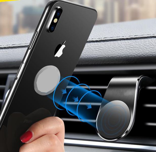 Magnetni auto nosac drzac za telefon crni