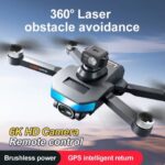 Dron dvije kamere 6K M8 PRO baterija DUAL CAM