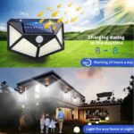 Solarni led panel reflektor 100 LED sa senzorom