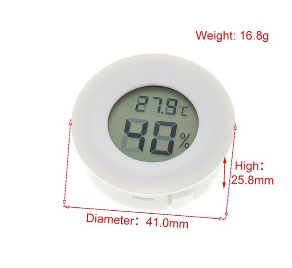 Digitalni termometar za frizider inkubator ugradni