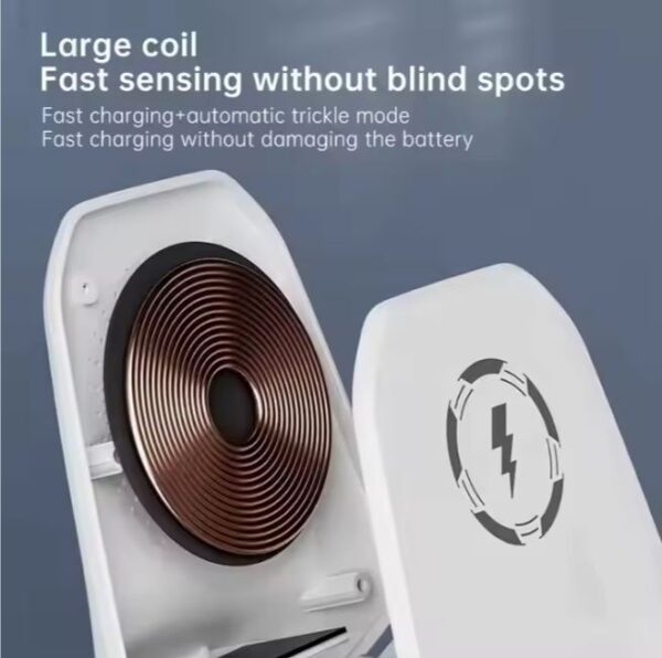 Bezicni punjac brzi 15W wireless charger bijeli - Image 4
