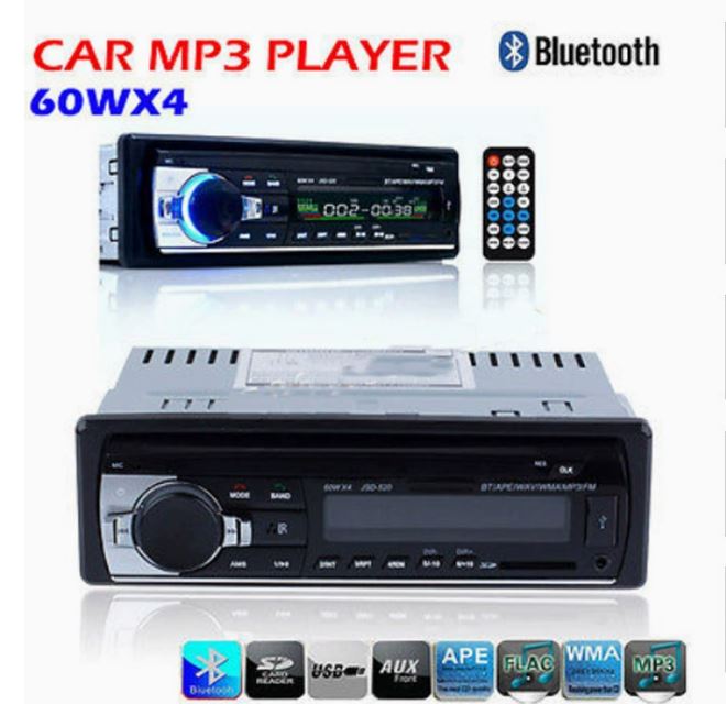 Radio za auto 12V bluetooth USB sd card 60W x4