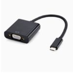 Adapter USB-C na VGA Full HD 1080P crni