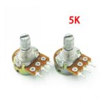 Elektronski rotacioni potenciometar 5K ohm 3-pin