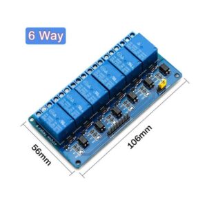 Relej 6 kanal 24V za Arduino ESP32 Raspberry Pi