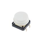 Taster 12×12 mm bijeli klik prekidač za Arduino