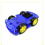 Auto robot 4 točka plava podloga za Arduino