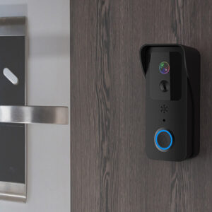 Smart WiFi crno Zvono T32 sa Tuya aplikacijom PIR senzorom