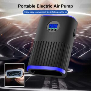 Digitalni kompresor za auto gume sa ekranom 12V