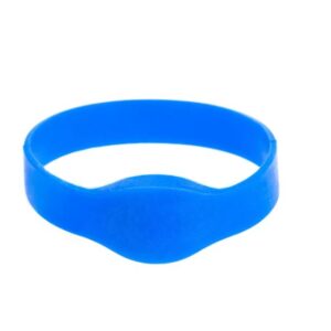Plava RFID 125kHz silikonska vodootporna narukvica ID