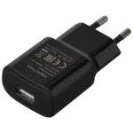 Crni USB Punjač 5V 2A – Adapter za Mobitel