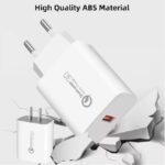 Brzi Punjač 3A bijeli adapter za Telefone i Tablete