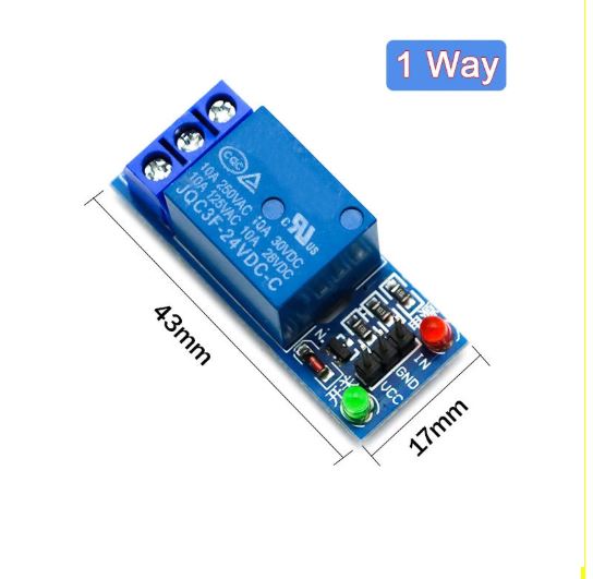 Relej 1 kanal 24V za Arduino ESP32 Raspberry Pi