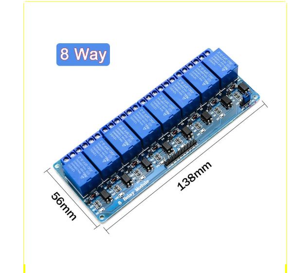Relej 8 kanal 24V za Arduino ESP32 Raspberry Pi