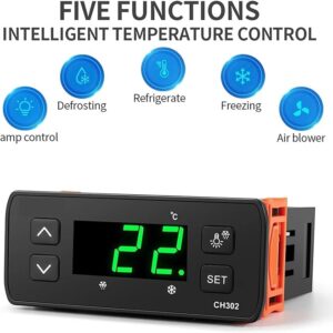 CH302 digitalni termostat 220V s LED ekranom