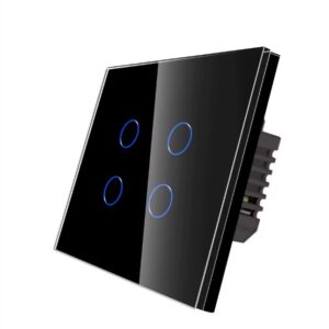 Tuya wifi cetveropolni zidni prekidac TY101 crni