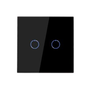 Tuya wifi dvopolni zidni prekidac TY101 smart crni