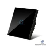 Tuya wifi jednopolni zidni prekidac TY101 smart crni