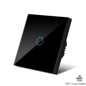 Tuya wifi jednopolni zidni prekidac TY101 smart crni
