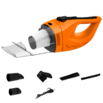 Bežični auto usisivač 120W sa LED svjetlom narandžasti