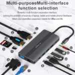 USB-C 12-u-1 Multifunkcionalni HUB – HDMI, VGA, LAN