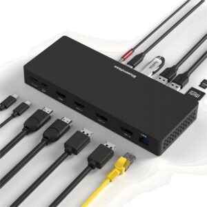 USB-C 14-u-1 Docking Station – HDMI DP LAN USB HUB