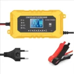 Pametni punjač akumulatora 12V/24V 15A zuti LCD