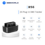 GPS OBD Lokator R56 –2G Plug-in,Alarmi,IP65,Voice