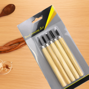 Set dlijeta i noževa za rezbarenje drveta 5-kom