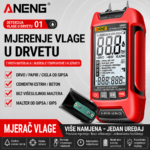 ANENG GN601 digitalni mjerač vlage za drvo i građevinu