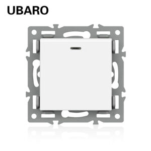 Modularni jednopolni prekidač bijeli