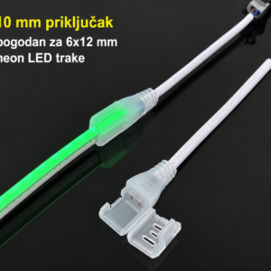 Konektor kabal za neon LED traku 6x12mm 12V