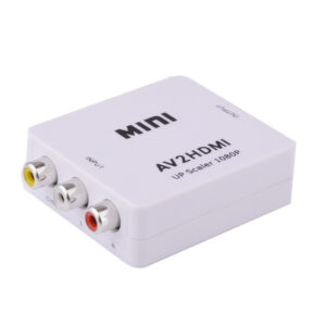 Mini AV RCA na HDMI konverter adapter 1080P - bijeli