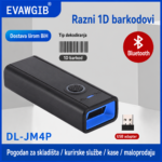 Barkod citac skener DL-JM4P Bluetooth USB bezicni 1D crni