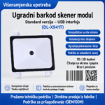Ugradni barkod citac DL-X941T USB 1D 2D QR skener modul