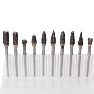 Set karbidnih glodala za metal 10 komada