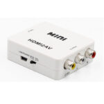 Mini HDMI na AV RCA konverter adapter CVBS PAL/NTSC – bijeli