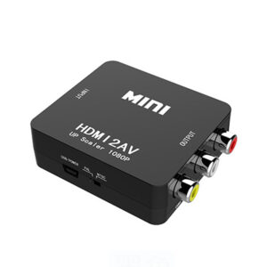 Mini HDMI na AV RCA konverter 1080P PAL/NTSC - crni
