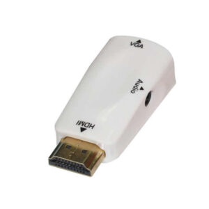 HDMI na VGA adapter sa audio Full 1080P bijeli usb