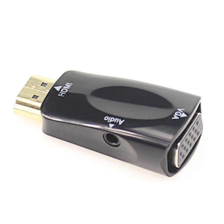 HDMI na VGA adapter sa audio Full 1080P crni usb - Image 2
