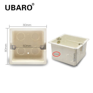 Ugradna modularna doza 80x80x50 mm