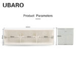Trostruka ugradna modularna doza 255x80x50 mm