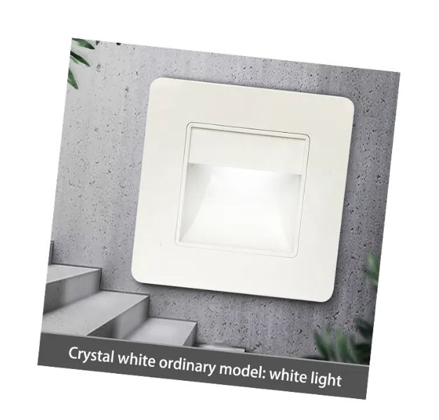 LED stepenišna zidna lampa ugradna zlatna - Image 4