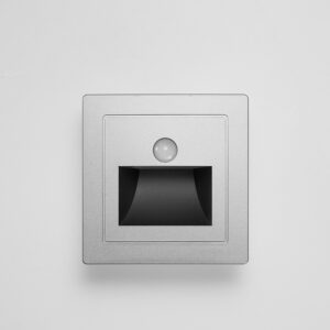 LED stepenišna zidna lampa sa PIR senzorom siva